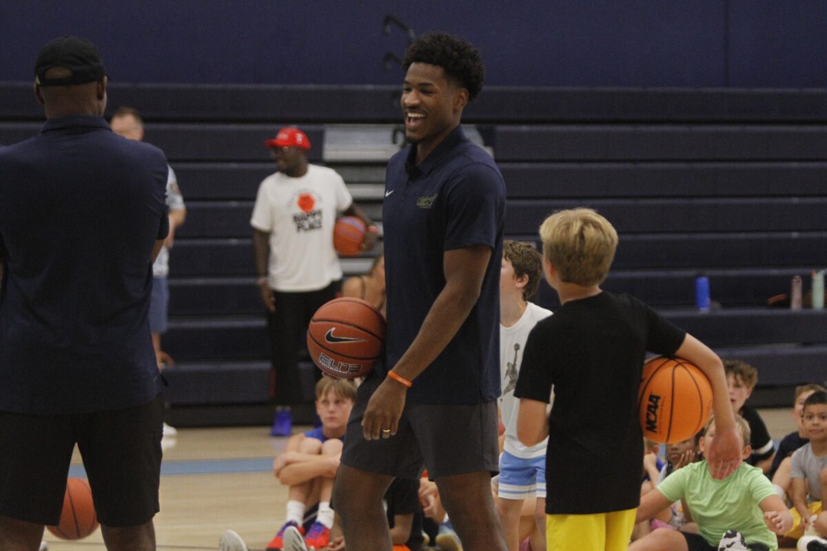 Former Kansas guard Agbaji holds second annual local youth
